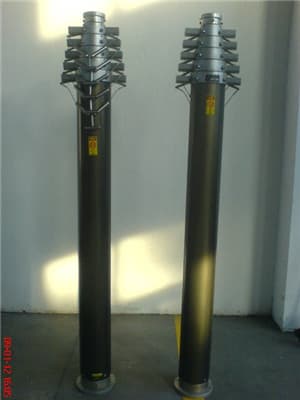 4_500w telescopic Metal halogen lamp pneumatic mast portable